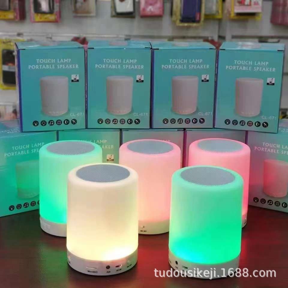 Pai Pai Lamp Bluetooth Speaker Night Light Factory Direct Sales Desktop Mini Subwoofer Bluetooth Speaker Small Gift Wholesale