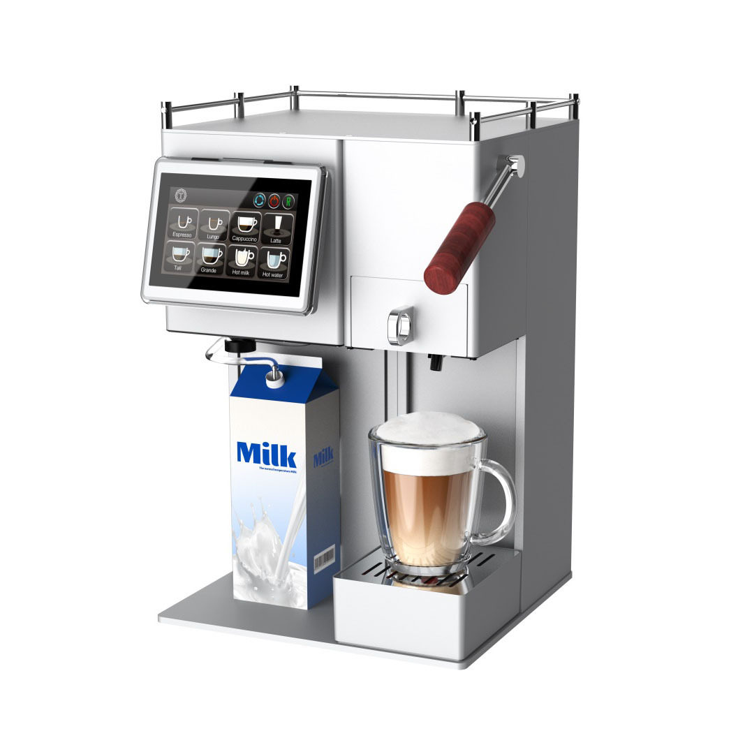 Cross-Border Supply Italian Espresso Capsule Coffee Machine with Milk Foaming High-Pressure Extraction Multi-Function Display Coffee Machine