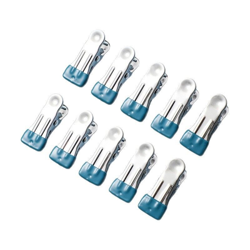 Clothes Hanger Small Clip Seamless Non-Slip Stainless Steel Clothes Drying Clip Socks Intimates Towel Clip Clothes Hanger Household Drying Clip