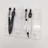 New Black and White Compass Set for Students, Creative Metal Circle Drawing Tools, Children's Lead and Zinc Stationery Supply