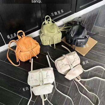 Small Three Seven 25 New Boston Bag Women's Handbag Crossbody Bag Underarm Bag Korean Backpack 2693