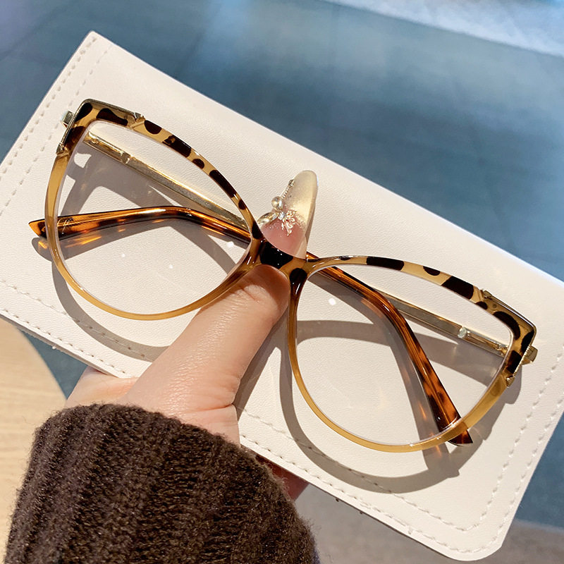 H6624 Korean Style Fashionable Casual Men's and Women's Eyebrow Frame Optical Frame Trendyy Simple Versatile Frame Wholesale