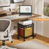 Cross-border new small file cart can rotate 360 degrees to move the file cabinet home office storage cart