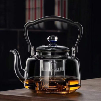 Star lifting beam pot four generations of steaming and cooking integrated inner container teapot teapot teapot electric pottery stove open flame teapot with enclosure