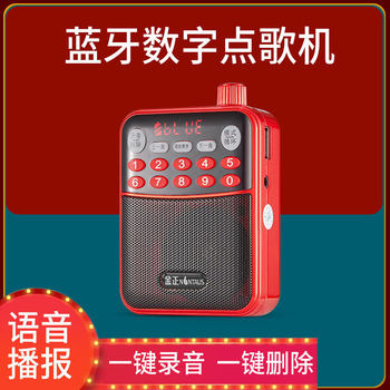 Jinzheng Y15 radio MP3 elderly Mini small audio card small speaker portable player Walkman