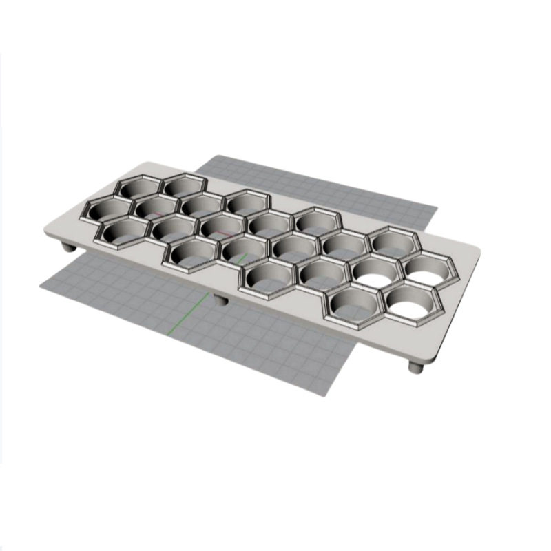 2025 new dumpling mold aluminum alloy dumpling mold 22 holes aluminum alloy dumpling mold dumpling artifact cross-border products