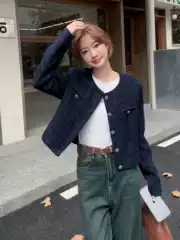 Chanel Style Coat Women's Autumn and Winter 2024 New Retro Casual Short Korean Style Top Coat