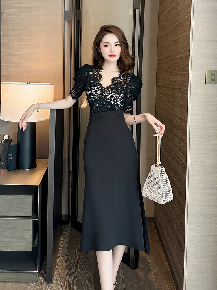 Chân váy xếp ly dài nữ cạp cao dáng chữ A — [Đen], [Xám] chi tiết 1