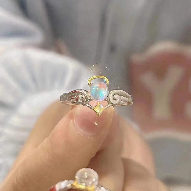 Ring跨境热销点钻缠绕小蛇戒指女小众设计感时尚个性食指戒指