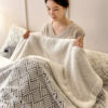 Scandinavian Style Class a Double-Sided Warm Plush Blanket Cashmere Sofa Blanket Cover Blanket Nap Shawl Blanket Anti-Static