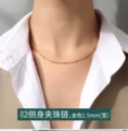 (Gold side clip bead chain 40 5cm)
