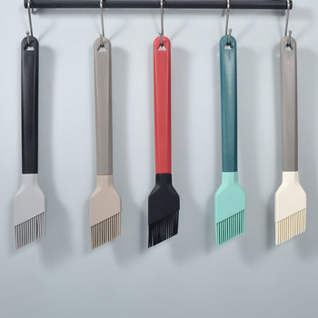 Factory Direct Sales Silicone Brush Color Matching Handle Silicone Sweep High Temperature Resistant Barbecue Brush Kitchen Brush Tool Silicone Oil Brush