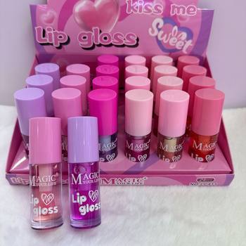 MAGIC Cute Cartoon Moisturizing Moisturizing Lipstick Water Hydrating Lip Glaze Water Glaze Mirror Glass Lip Gloss Lip Honey