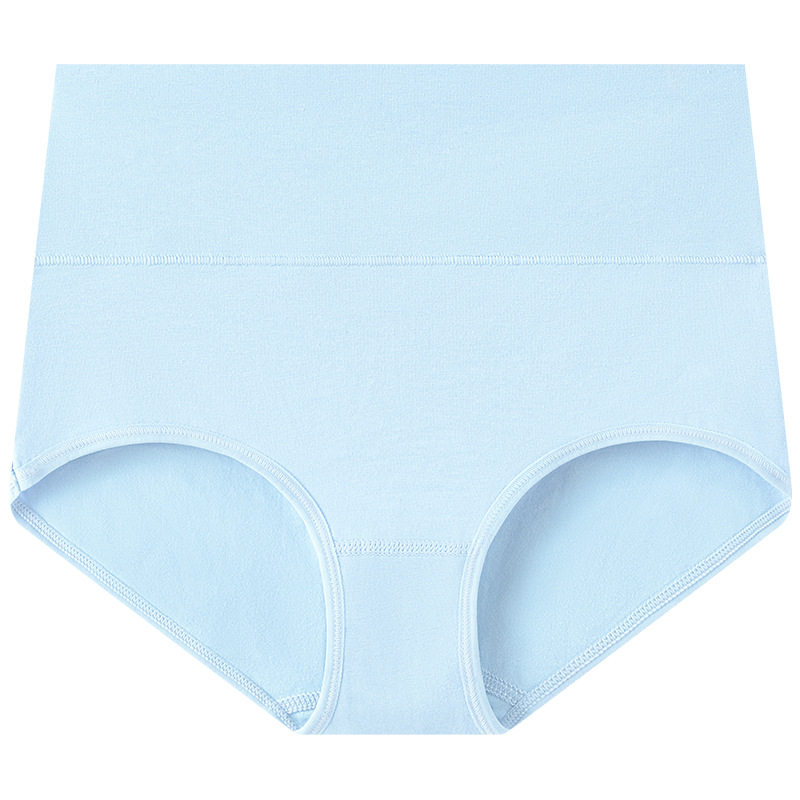 欧码纯棉女士内裤高腰收腹提臀内裤亚马逊爆款大码三角裤代包装