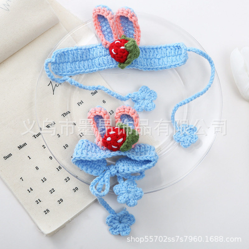 Hand-woven wool rabbit ear hand rope for male and female students couple bracelet children's creative gift bracelet bracelet jewelry