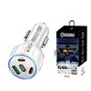 Multi-Port Pd USB Car Charging Mobile Phone Type-C Adapter Qc3.0 Fast Car Charging