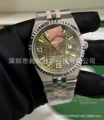 Men's green face 40mm