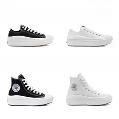 Putian Shoes 1970s All Star Move High and Low Height Platform Shoes Casual Canvas Shoes