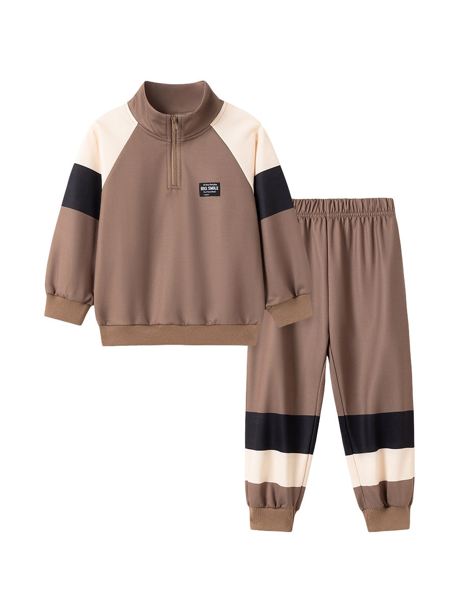 Fabbrica vendita all'ingrosso set ragazzi autunno, set bambini manica lunga stiloso, set neonato alla moda