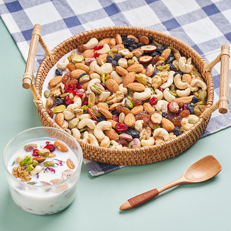 Daily Nuts 500g Mixed Nuts, Dried Fruits and Nuts Gift Box Small Package Healthy Snacks for Kidsren, Pregnant Women, New Year's Leisure