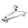 Stainless Steel Flat Steel Hook Clothes Hanger Thickened Non-Slip Clothes Hanger Solid Clothes Drying Rack Adult Clothes Hanger Drying Rack Clothes Hanger