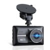 4inch Ips Night Vision Driving Recorder Hd 1080P Dual Lens with Reversing Video Recorder Night Vision Enhanced