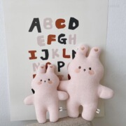 ins maternal and child newborn accompanying toys cute rabbit baby sleeping soothing plush doll children's room decoration
