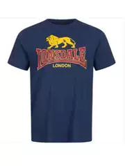 Men's T-Shirt Lion Lonsdale Printed Short Sleeve Summer Loose and Plaid Street Clothing Oversized T-Shirt Men