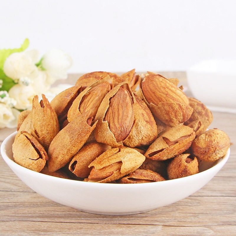 Hand-peeled almond 250gx2 bag milk-flavored almond almond almond paper bark almond nut snacks to produce dried fruit