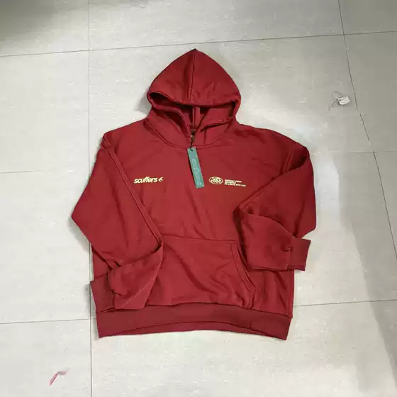 2026 New Scu Trendy Brand Printed Hoodie Autumn Terry Cotton American-Style Hooded Sweatshirt Pullover Jacket Top