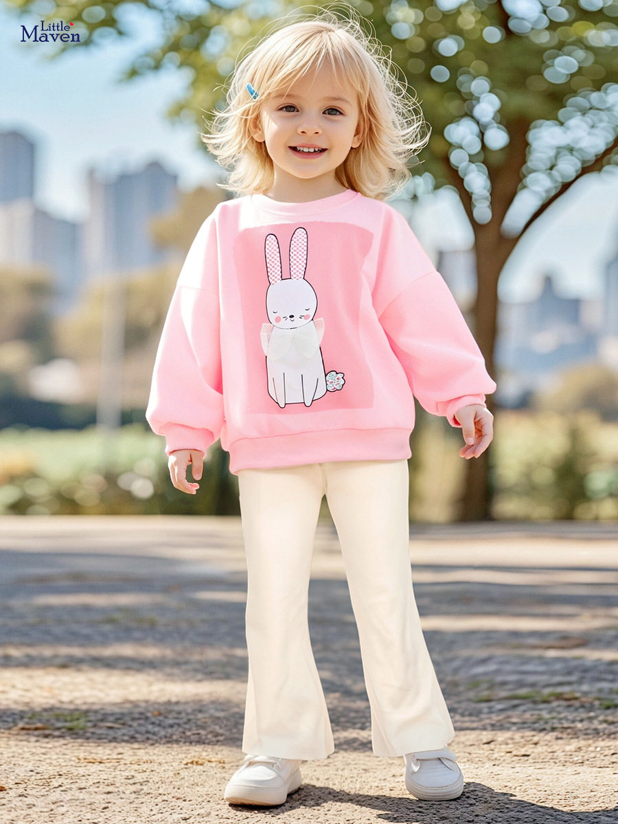 Ensemble fille mignon automne, tenue deux pièces tout-petit et petit enfant style, usine vente en gros vêtements enfants