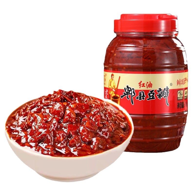 Authentic Pixian Doubanjiang Red Oil Douban 500g Douban Sichuan Cuisine Seasoning Household Seasoning Wholesale