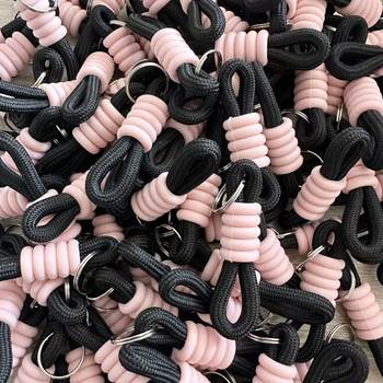 Factory Direct Supply of New Compartmented Portable Medicine Box Lanyard Portable Rope Storage Box Plastic Silicone Ring Rope