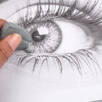 Redina Art Supplies Sketch Soft Eraser Plasticine Special Clean Highlight Eraser Art Student Exam 4B Batch