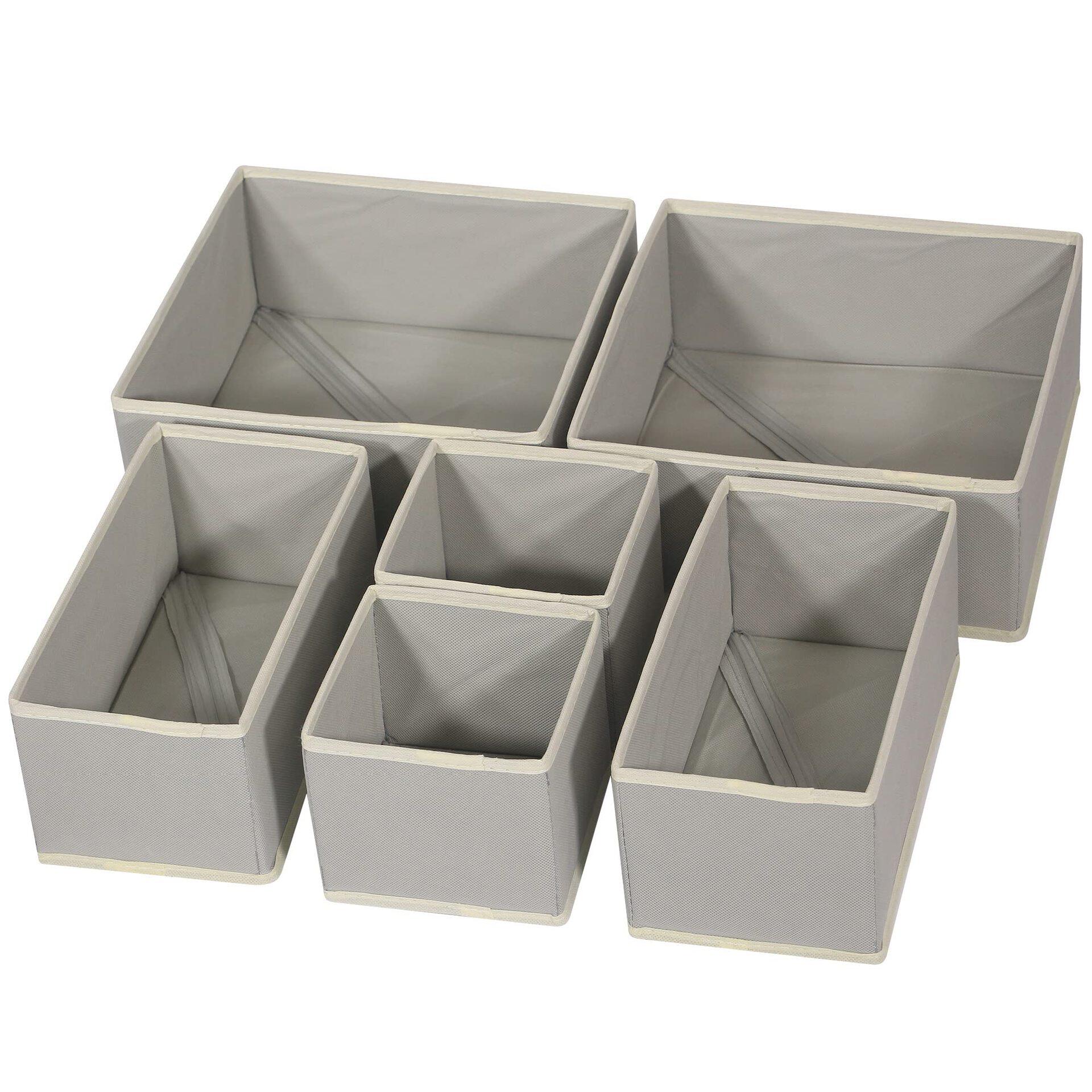 Washable Non-Woven Intimates Storage Box for Daily Use at Home, Foldableable Storage Box, Wardrobe Drawer Storage Box