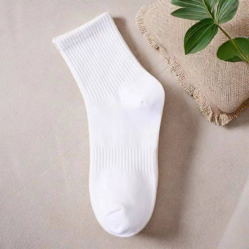 便宜一次性袜子男袜子诸暨袜业批发日抛袜女出差日抛袜子中筒白袜