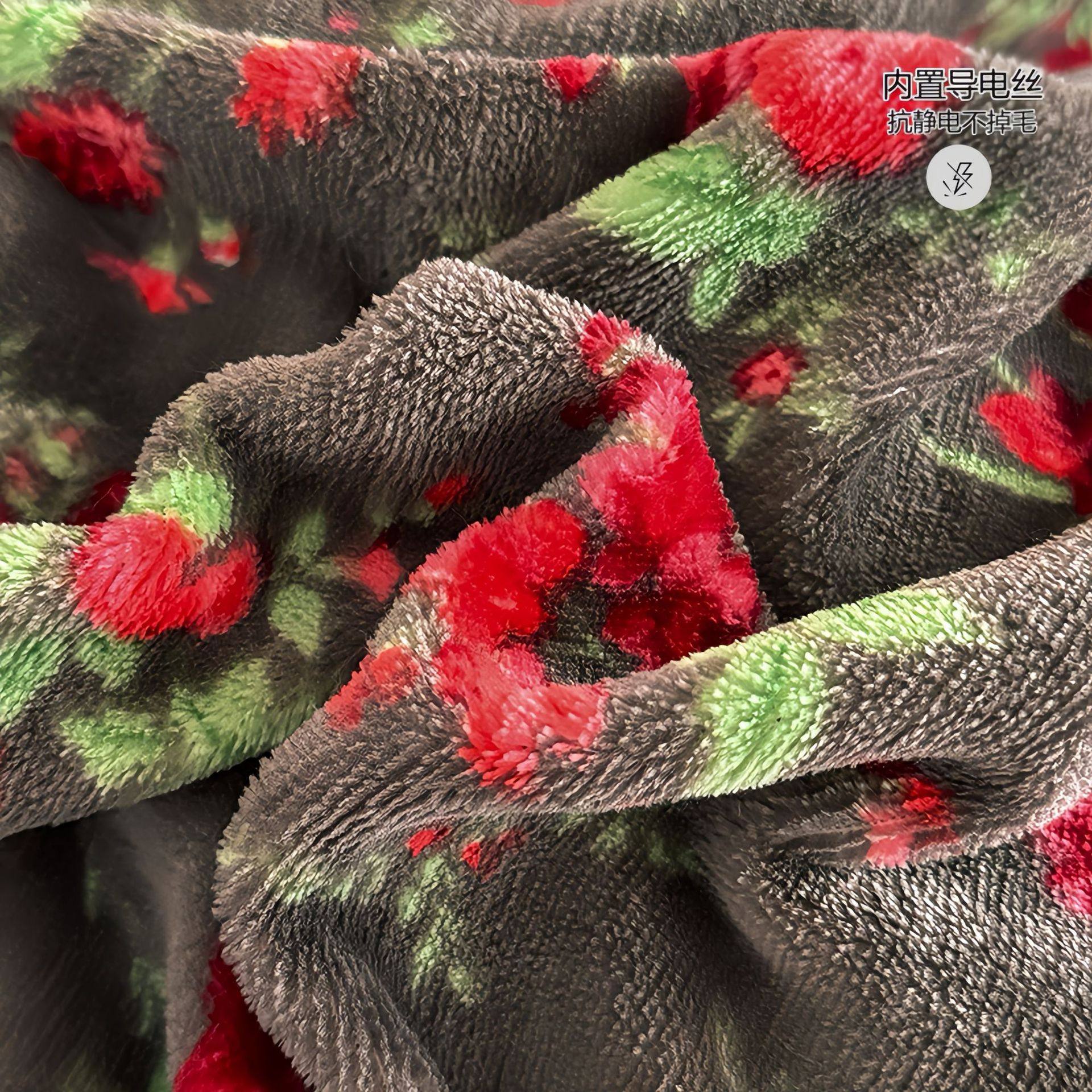 Milk Velvet Bed Cover Four-Piece Set Winter Warm Quilted Double-Sided Fleece-Lined Korean Style Lace French Velvet Double Four-Piece Set