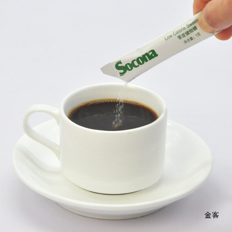 Socona Zero Calorie Sugar Substitute Coffee Mate White Sugar Packets Erythritol Zero Calorie Diet Sugar 100 Small Packs