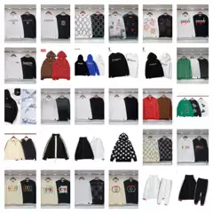 Cross-Border Export Front Embroidered Logo Pure Color Round Collar Long-Sleeved Sweatshirt for Men and Women, Loose Sweatshirt for Couples