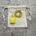 Yellow lock necklace