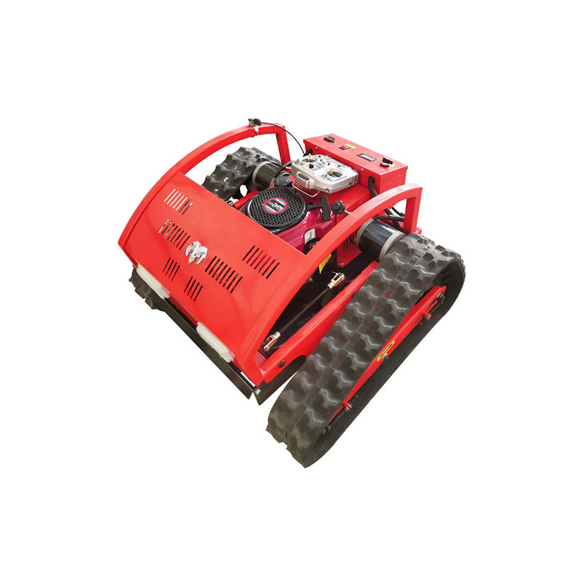 Oil-electric dual-purpose crawler mower orchard farm garden mowing lawn mower remote control climbing lawn mower