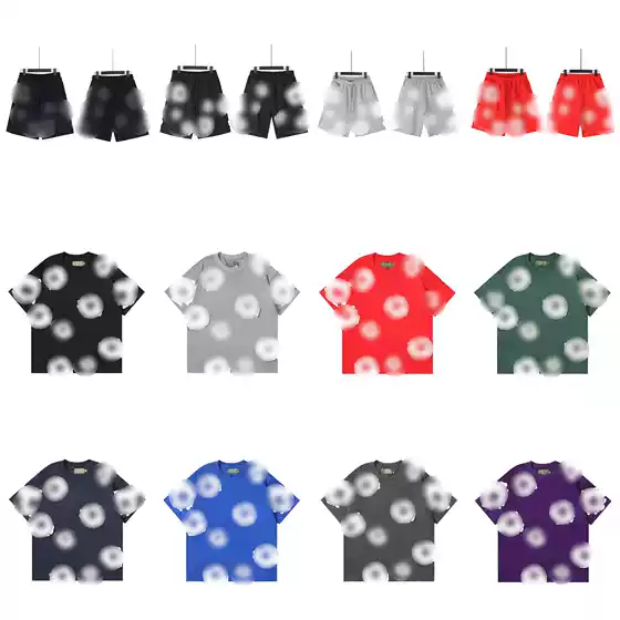 Cross-Border High-Quality Heavyweight Denim Tears Kapok Shorts Denim Tears Casual Five-Point Pants Couple Trendy Style