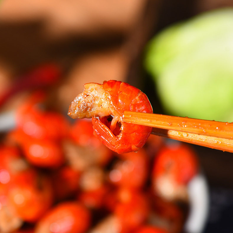 Spicy Lobster Tail Ready-To-Eat 252g Crayfish Seafood Wholesale Frozen Cooked Food Heated Spicy Crayfish Box