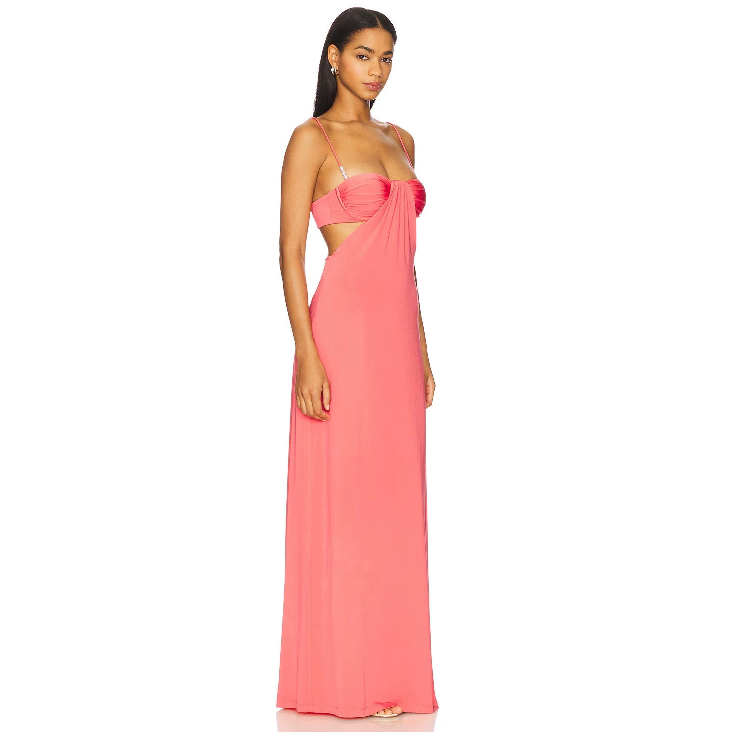Elegant Backless Evening Dress Sleeveless Bodycon Fit Spring Summer Style Perfect for Formal Events OEM Available