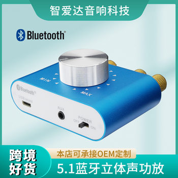 Foreign Trade Goods Source Zhida X25 Bluetooth Small Power Amplifier 12V-24v Digital Power Amplifier 100W Desktop Power Amplifier Finished Product