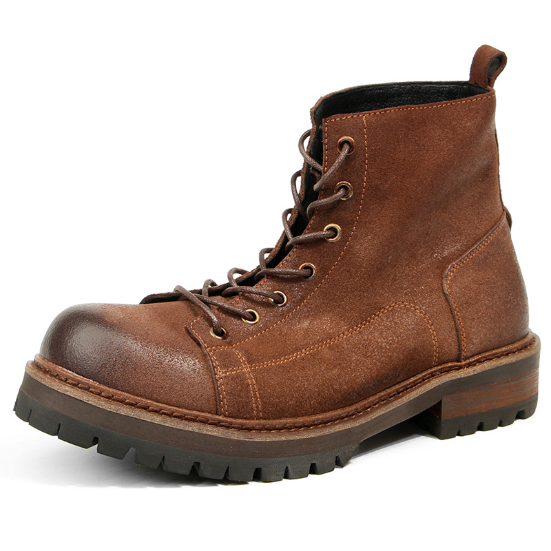 (Mới) Mã A2918 Giá 2310K: Giày Boot Martin Nam Wotdlo Phục Cổ Cổ Điển Đế Cao Giày Dép Nam Chất Liệu G05 Sản Phẩm Mới, (Miễn Phí Vận Chuyển Toàn Quốc).