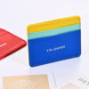Anti-Theft Multi-Card Slot Card Holder Customized Pu Leather Large-Capacity Id Card Holder Leather Portable Color Matching Card Holder