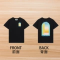 Front and rear models-rainbow gradient door-blue text black