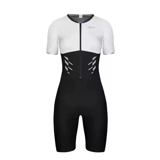 2025 Summer Short-Sleeve Triathlon One-Piece Cycling Suit Outdoor Mountain Bike Racing Wear