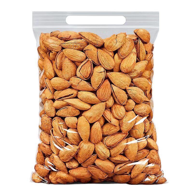 Almond Nuts with Thin Shells, Milk-Flavored, Salt-Baked, Hand-Peeled, Casual Office Snacks, Wholesale Bagged Almonds